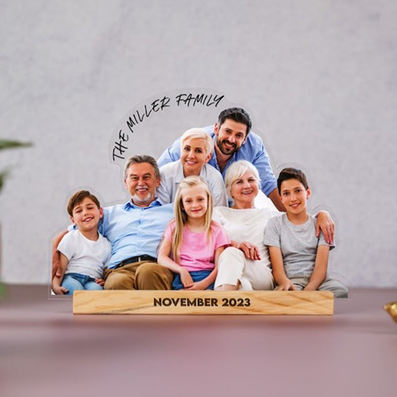 Custom Family Photo Statuette - Custom Family Portrait