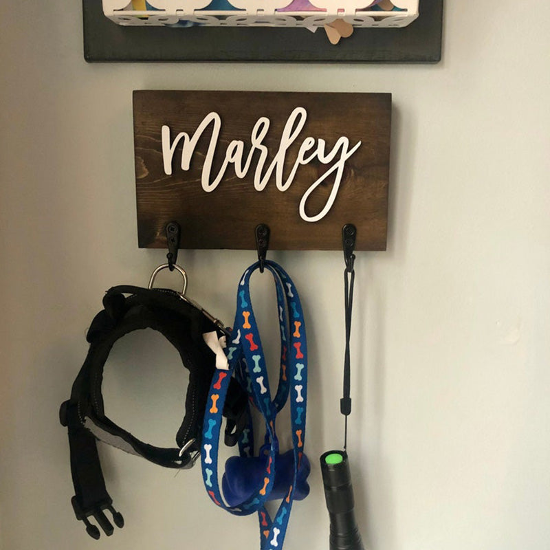 Custom Pet Leash Hanger