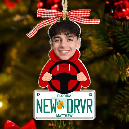 New Driver Ornament 2025, State License Ornament