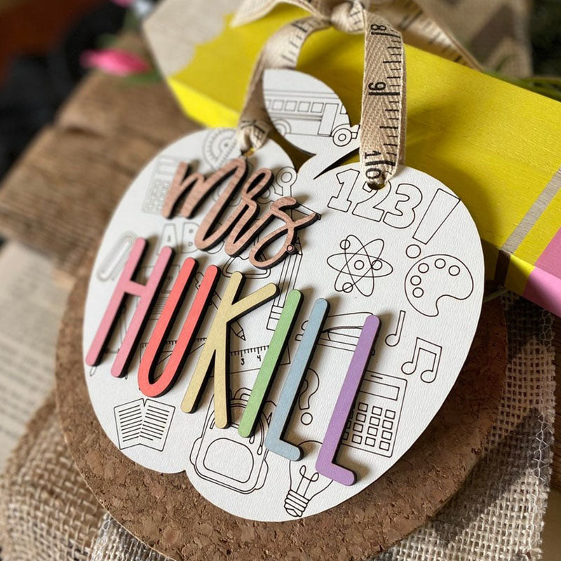 Teacher Door Hanger, Teacher Door Sign