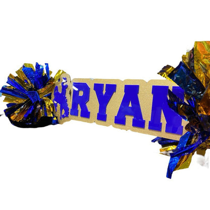 Personalized Custom Acrylic Spirit Cheer Stick Sign Custom Cheerstick