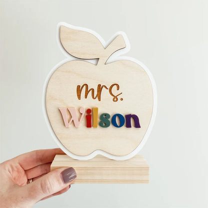 Personalized Teacher Name Sign, Teacher Desk Name Sign, Desk Name Plate