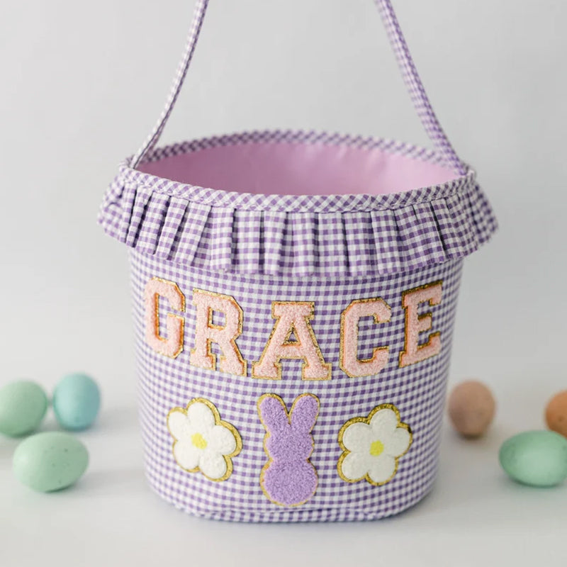 Custom Name Easter Basket | Personalized Kids Easter Basket