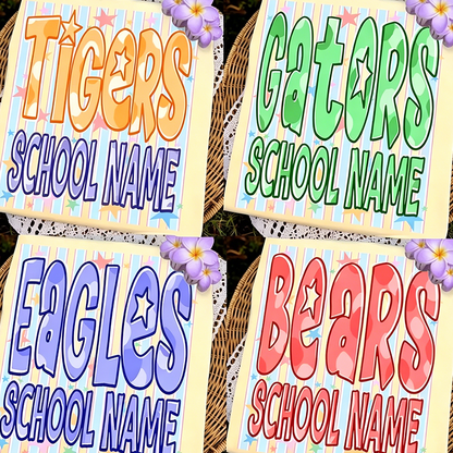 Custom School Mascot , Personalized Sport Shirt , Custom Team Logo Shirt