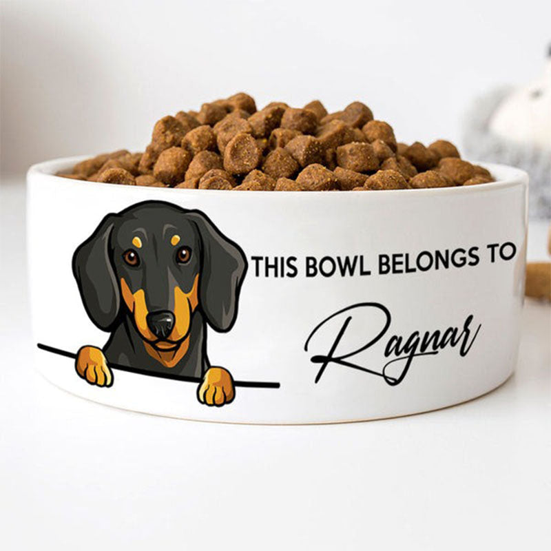 Personalized Custom Dog Bowls, Gift for Dog Lovers