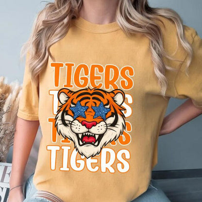 Custom Retro School Spirit Shirts, Personalized Team Mascot Shirt