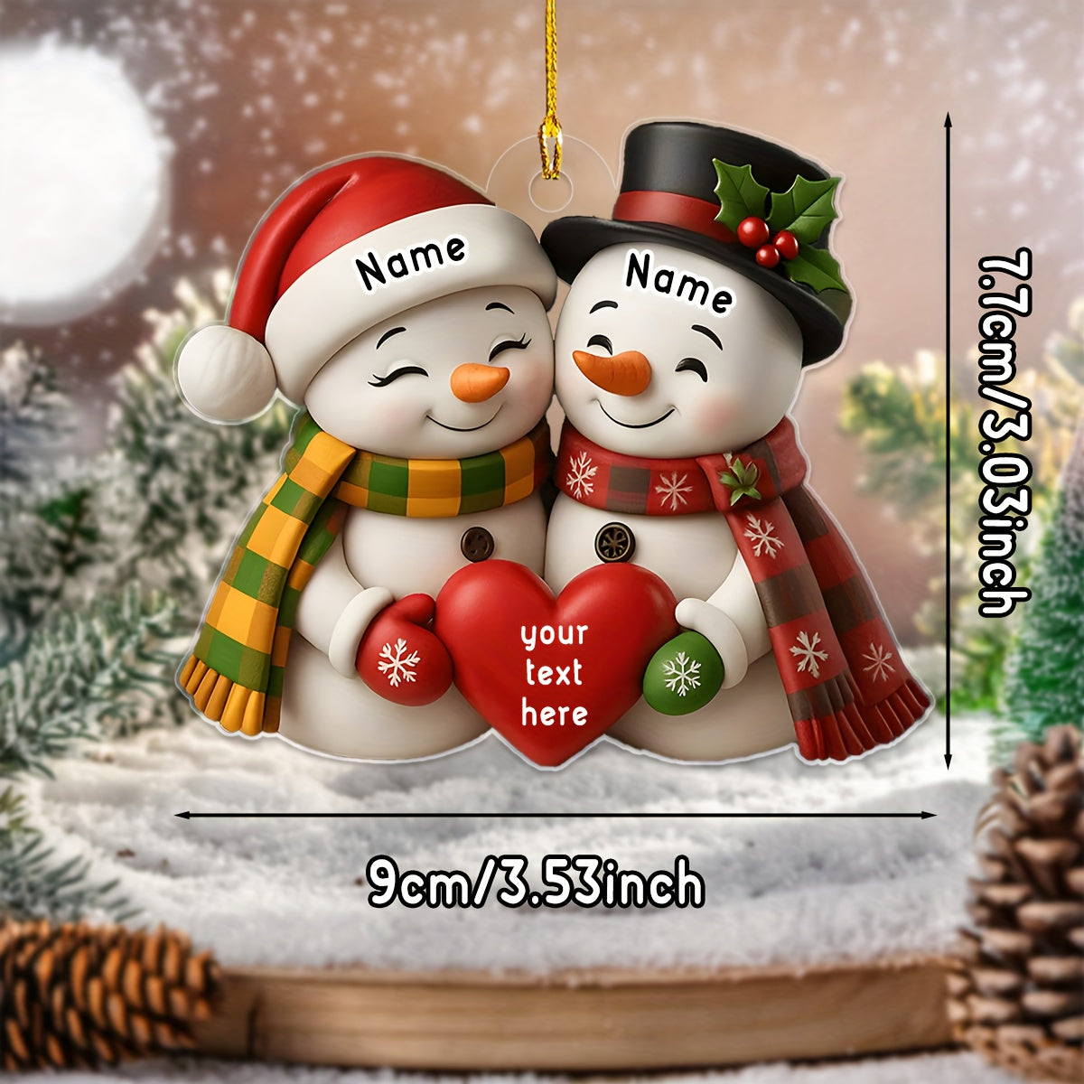 [Personalised Christma Ornament] Personalized Christmas Ornament