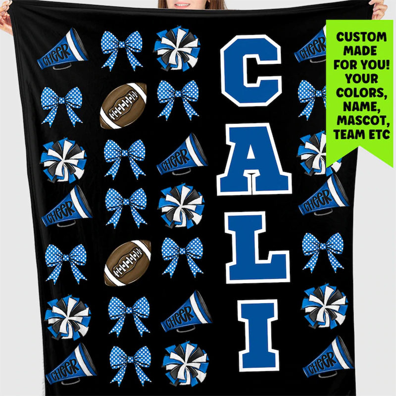 Cheer Blanket with Name for All Star Cheer Competition