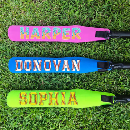 Custom Baseball Bat Sleeve, Personalized Bat Sleeve