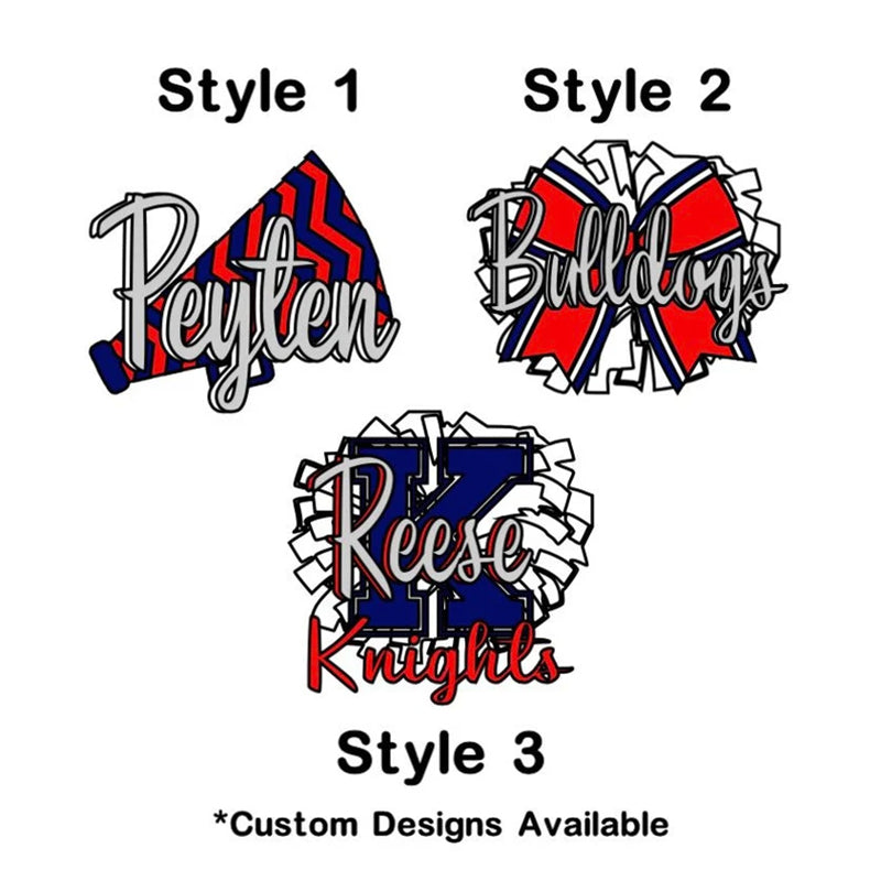Personalized Cheer Keychain/Zipper Pull