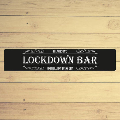 Personalised Vintage Bar Mat | Home Bar
