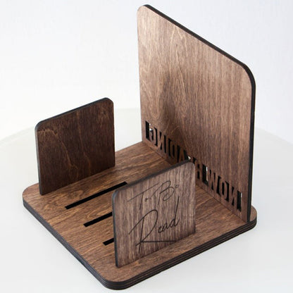 Personalized Book Stand, Gift For Him, Gift For Dad