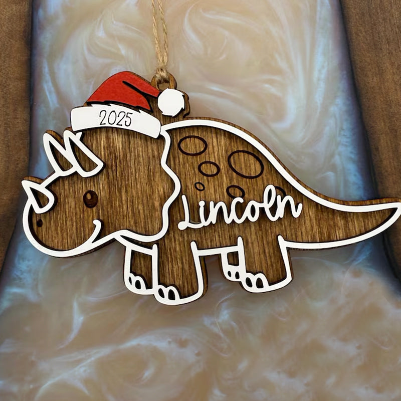 Dinosaur Ornament | Personalized Dinosaur Ornament
