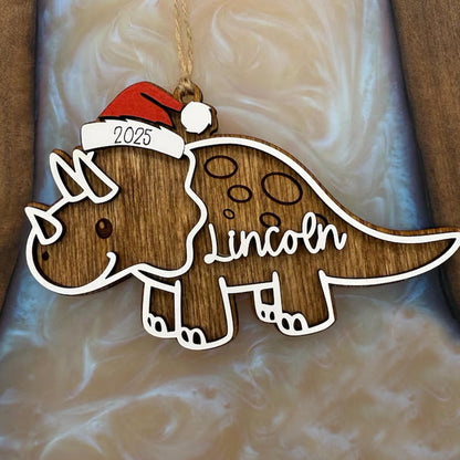 Dinosaur Ornament | Personalized Dinosaur Ornament