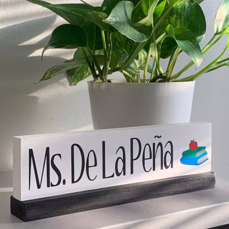 Personalized Teacher Name Plate/Name Plaque