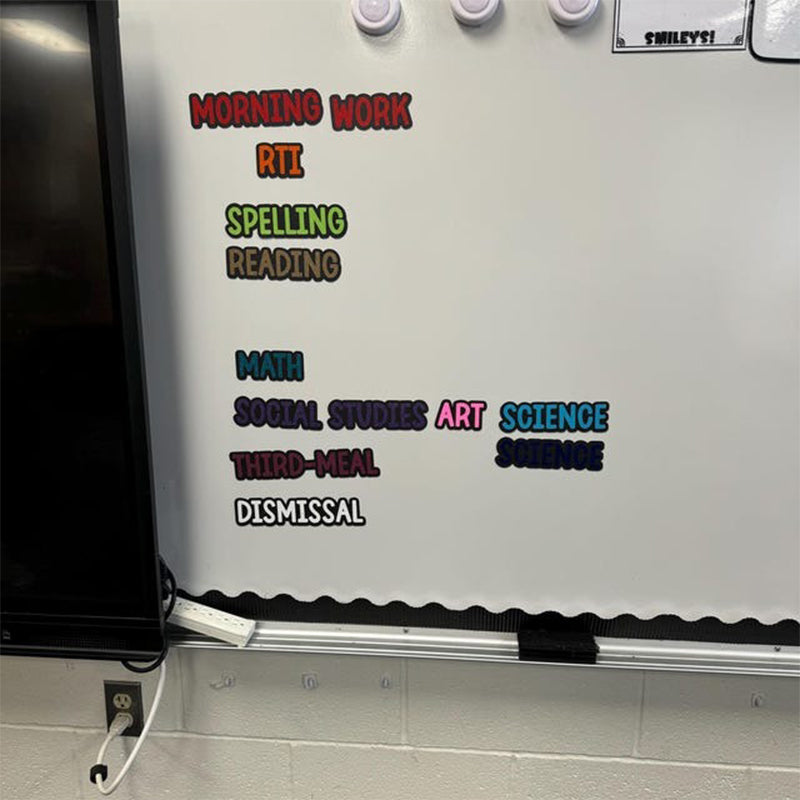 Acrylic Classroom Table Numbers