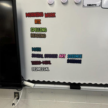 Acrylic Classroom Table Numbers
