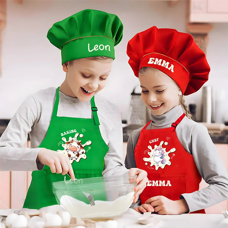 Personalized Cute Animal Adjustable Kid Apron