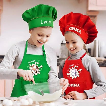 Personalized Cute Animal Adjustable Kid Apron