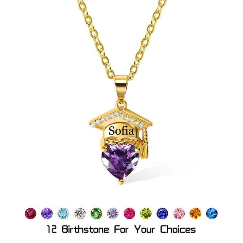 Personalized Grad Cap Pendant for  Graduation Gift