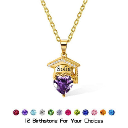 Personalized Grad Cap Pendant for  Graduation Gift