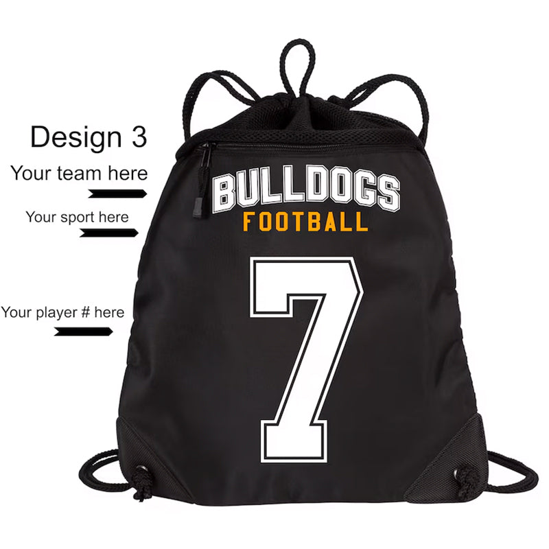 ersonalize with your Football, soccer player number, player's name or team logo/name