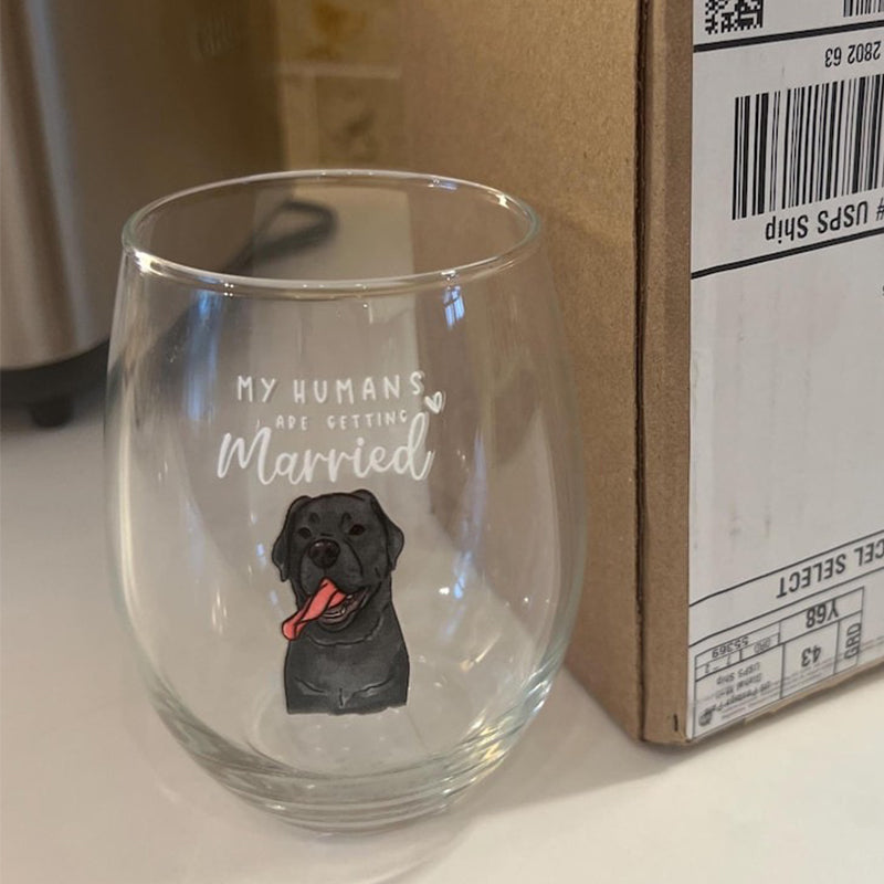 Custom Dog Engagement Gift, My Humans Are Getting Married Mug