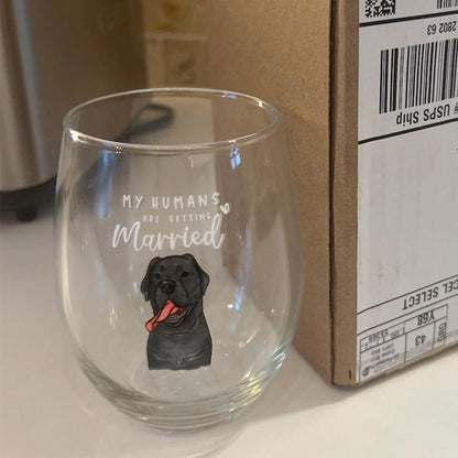 Custom Dog Engagement Gift, My Humans Are Getting Married Mug