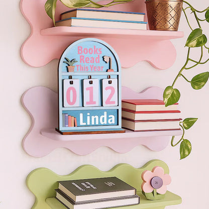 Personalized Book Tracker - Books Read This Year Counter