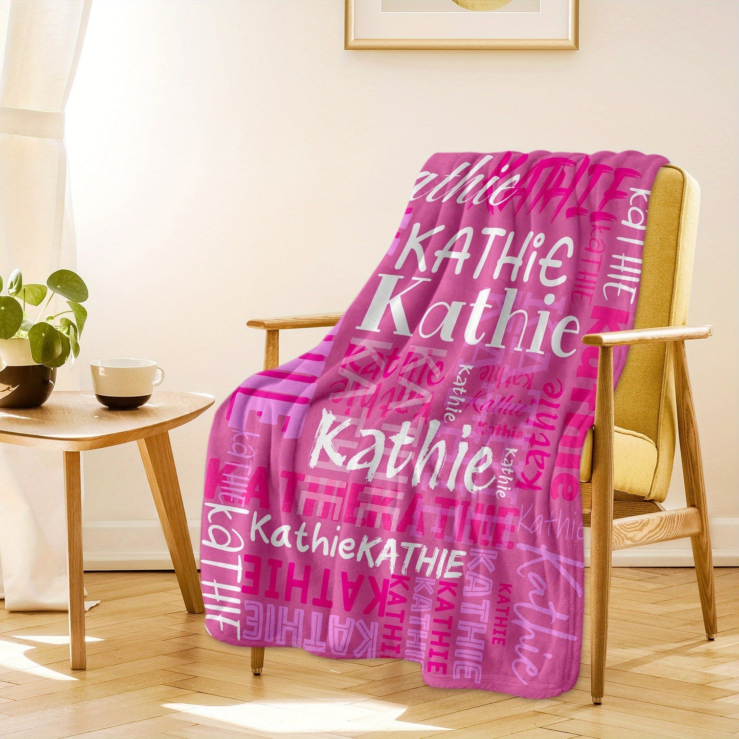 Blanket Personalized Flannel Throw Blanket for Son Daughter