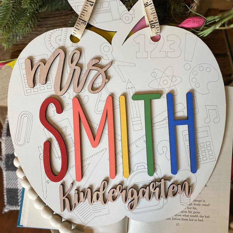 Teacher Door Hanger, Teacher Door Sign