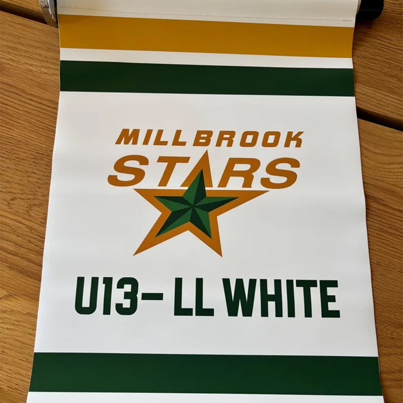 Custom Hockey Team banner  Double Sided Hockey Door Banner