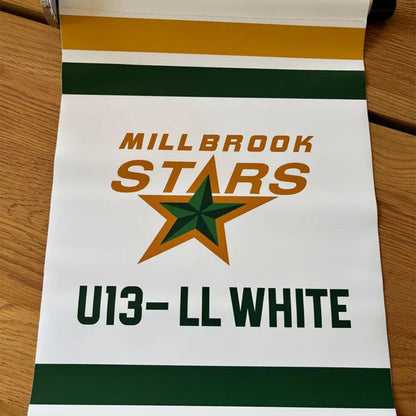 Custom Hockey Team banner  Double Sided Hockey Door Banner