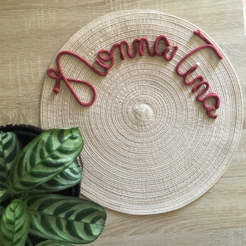 Placemat with name