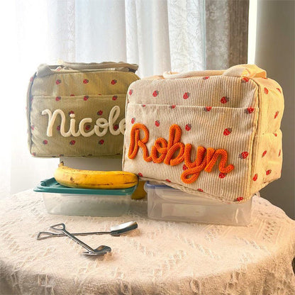 Personalized Kids Lunch Bag with Name Embroidery