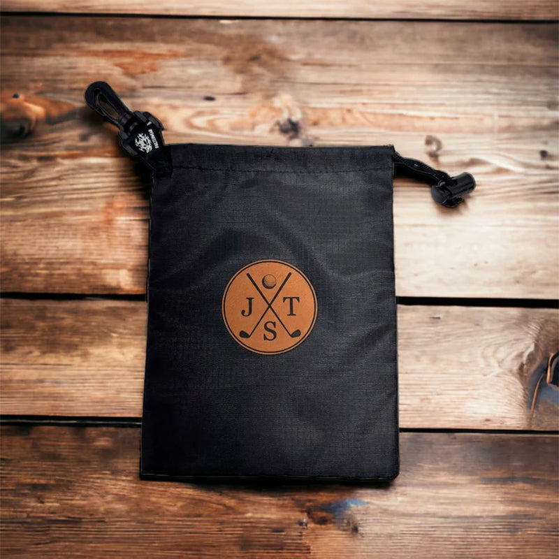 Personalized Golf Valuables Pouch - Golf Tee Bag