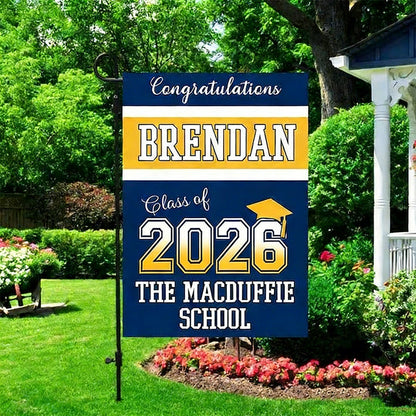 Custom Graduation Flag College Garden Flag College
