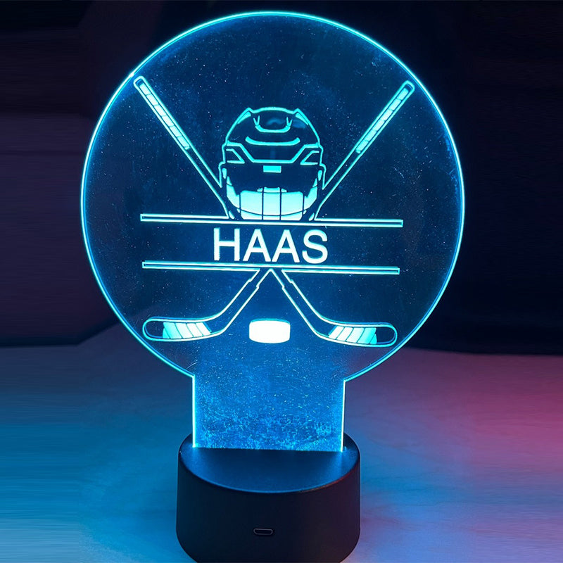 Sports themed acrylic LED lights/ Color Changing acrylic night lights