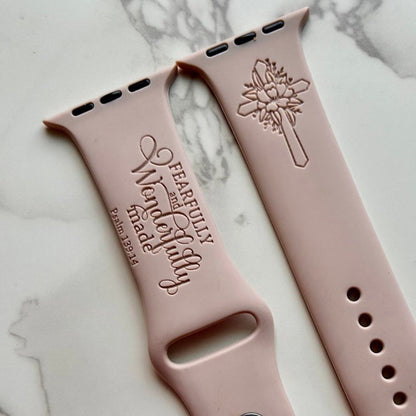 Psalms Watchband, Apple Watch, Bible Verse Watch Band