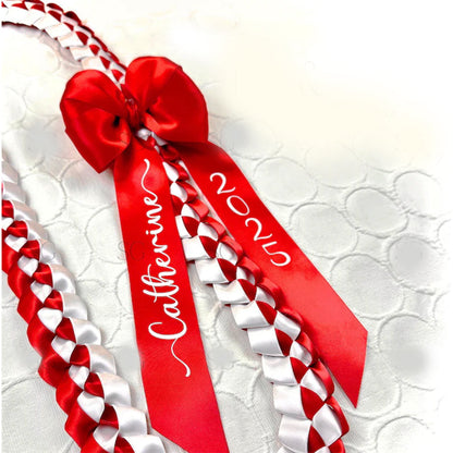 2025 Graduation gift lei with personalized bow for high school college