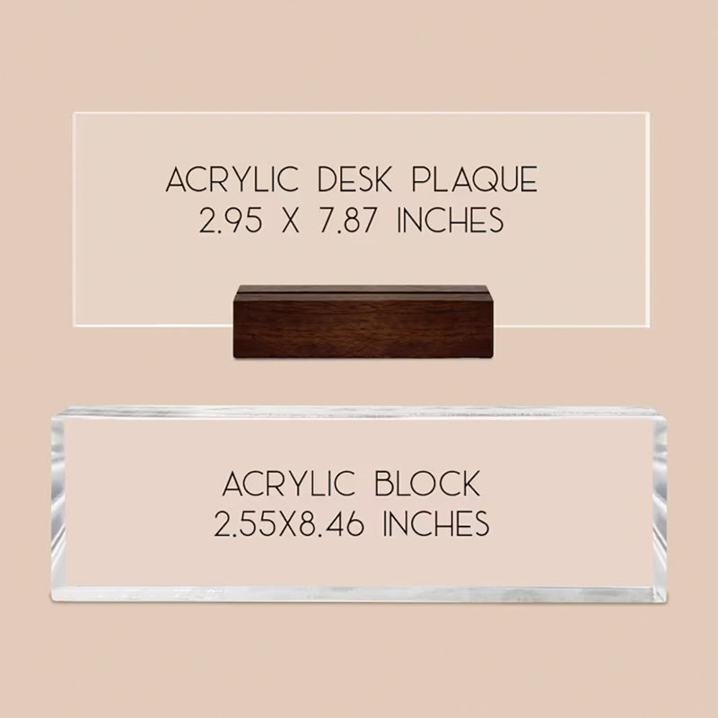Personalized Teacher Desk Name Plate, School Librarian Gifts