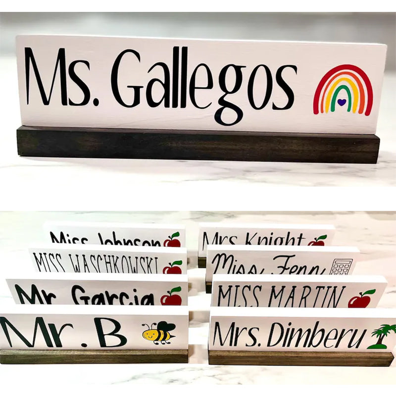 Personalized Teacher Name Plate/Name Plaque