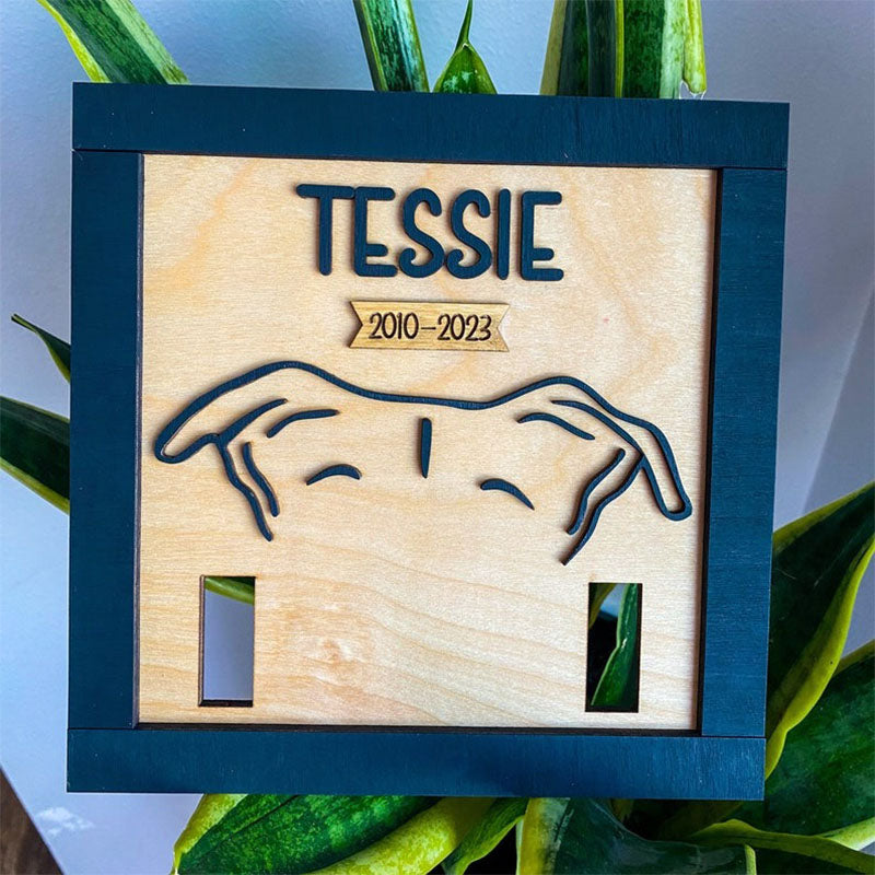 Dog Memorial Sign, Pet Memorial, Dog Remembrance, Pet Remembrance, Dog Collar Frame
