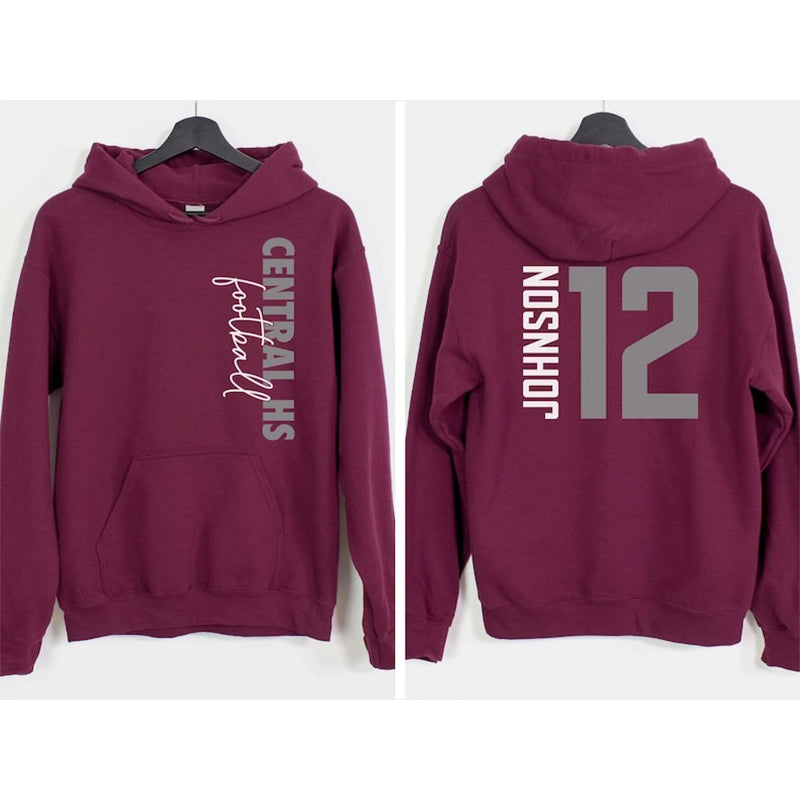 Custom Football Mom Shirt, Personalized Football Shirt