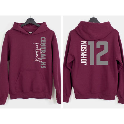 Custom Football Mom Shirt, Personalized Football Shirt