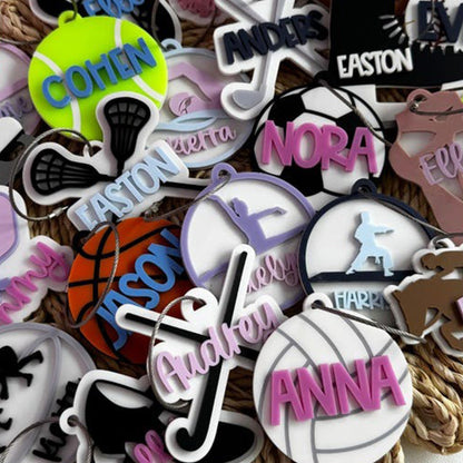 Personalized Sports Bag Tag