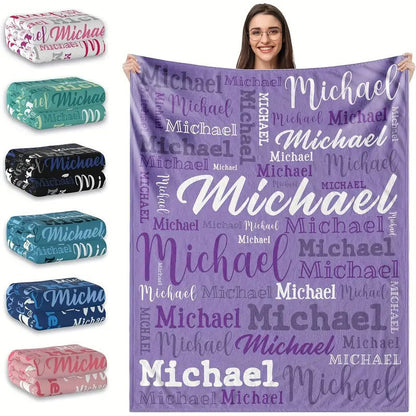 Personalized & Customizable Name Blanket