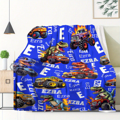 Personalized Flannel Throw Blanket