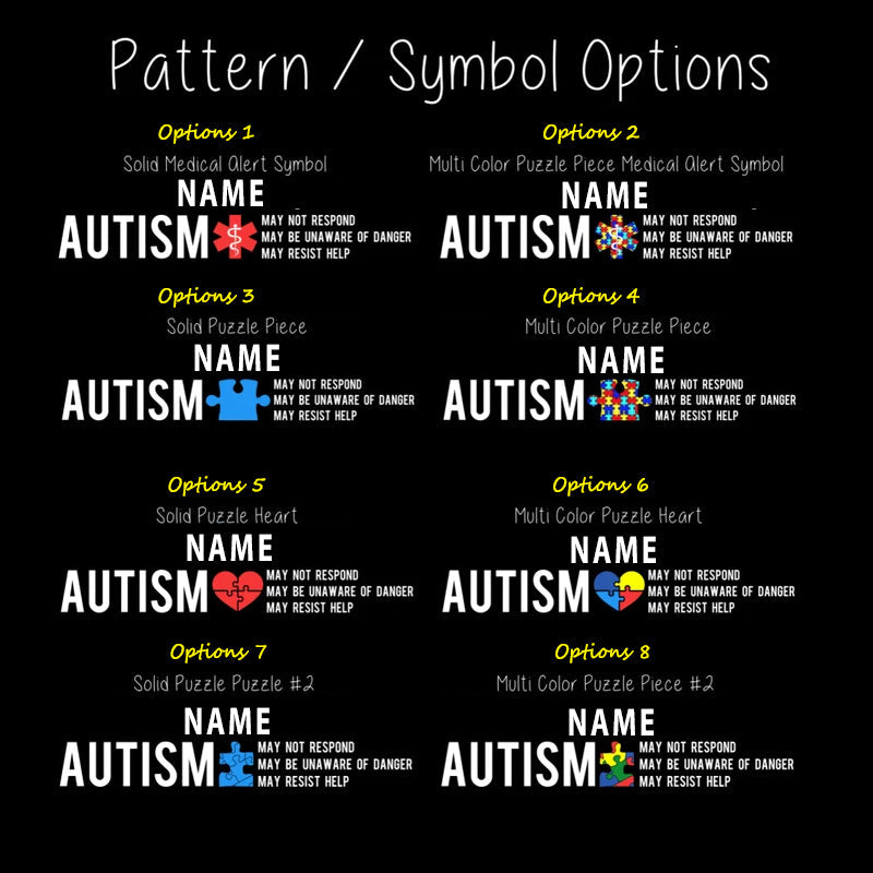 Autism Awareness Medical Alert Seatbelt Cover