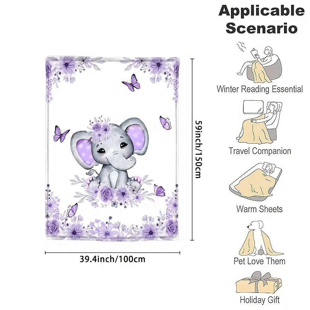 Personalized Animal Fleece Blanket with Custom Name And Letter Design